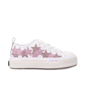 Amiri Star-Detail Low-Top Sneakers - Pink