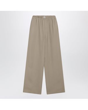 TOTEME Garderob Rock Viscose Pants - Gray