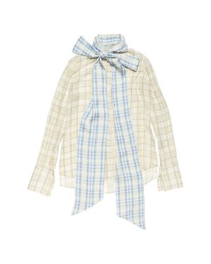 Acne Studios Sleeveless Silk Blouse - White