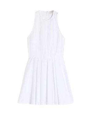 Sportmax Scoop Neck Maxi Dress - White