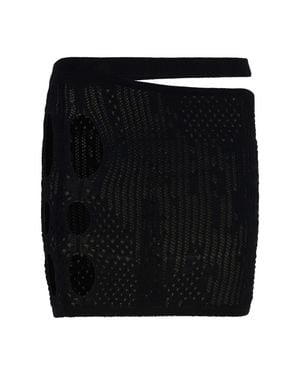 Roberta Einer Knitted Mini Skirt - Black