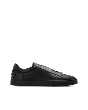 Tod's Sleek Leather Sneakers - Black