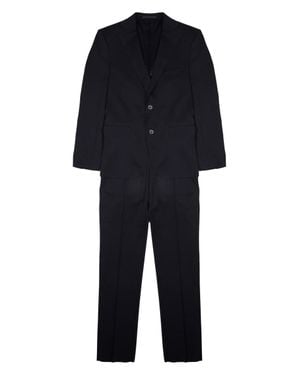 Colamarino Modern Misto Wool Suit With Tailored Jacket - Blue