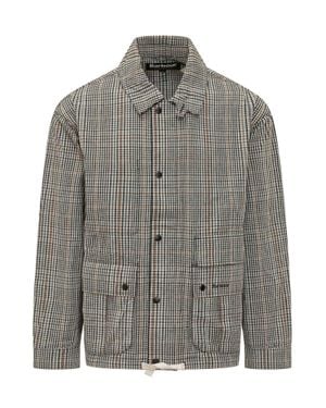 Barbour Classic Quadri Jacket With Pocket - Gray