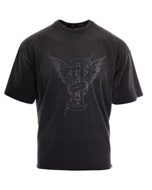 Represent Graphic Oversized T-Shirt - Black