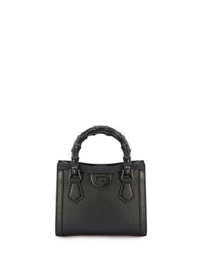 Gucci Diana Mini Tote Handbag - Black