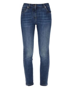 Brunello Cucinelli Slim Fit Denim Pants - Blue