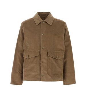 Burberry Khaki Corduroy Jacket - Brown