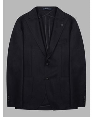 Tagliatore 100% Virgin Wool Jacket, Made - Blue