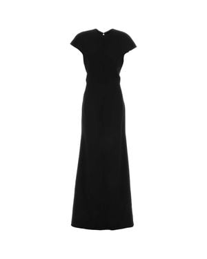Jil Sander Sable Long Dress - Black