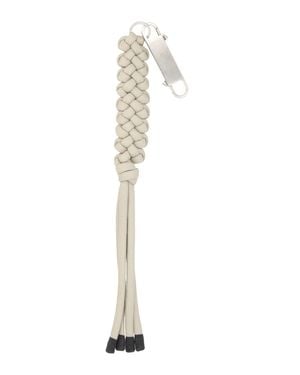 Moncler Hiking Rope Keyring - White