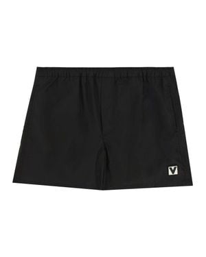 Valentino Boxer Swimsuit - Black