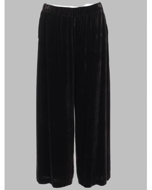 P.A.R.O.S.H. P. A.R. O. H. Trendy Wide-Leg Pants - Black