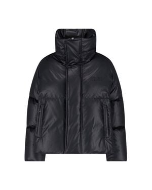 MM6 by Maison Margiela Puffer Jacket With Duck Down Padding And Viscose Lining - Black