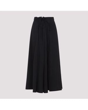 Studio Nicholson Messina Gathered Wrap Skirt - Black