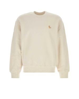 Maison Kitsuné Sand Cotton Sweatshirt - White
