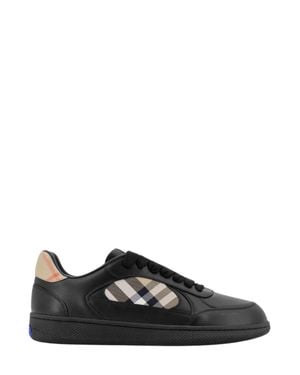 Burberry Leather Sneakers - Black
