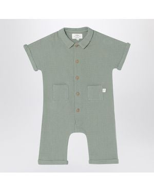 Teddy & Minou Sage Romper - Green