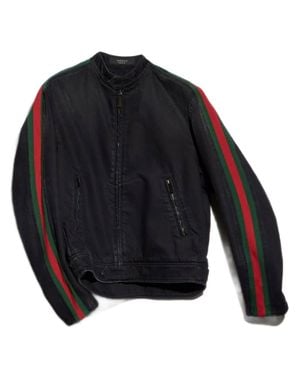 Gucci Biker Jacket - Blue