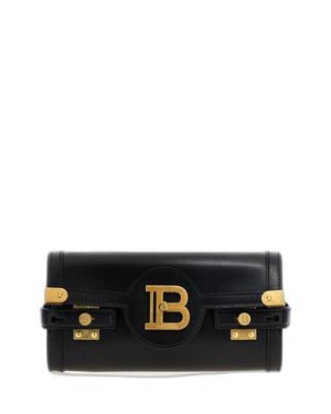 Balmain Mini Pouch Handbag - Black