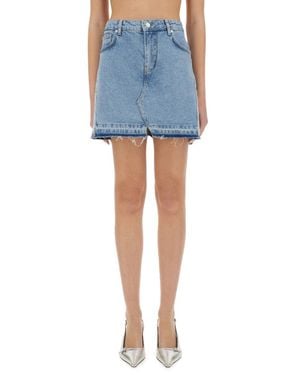 Moschino Solid Shorts - Blue