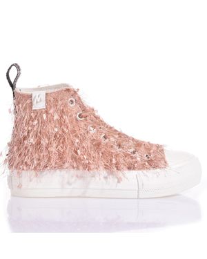 MIMANERA Handcrafted Platform Sneakers - Pink
