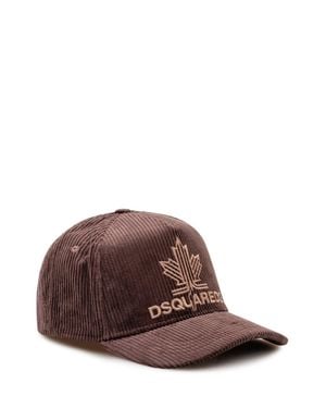 DSquared² Velvet Baseball Cap - Brown