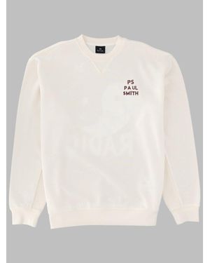 Paul Smith Organic Cotton Sweatshirt - Natural