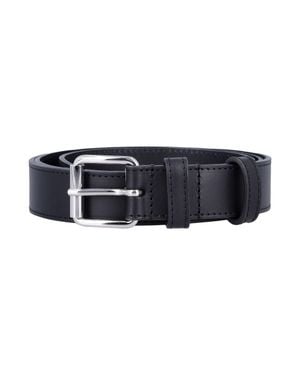 Comme des Garçons Leather Buckle Belt - Black