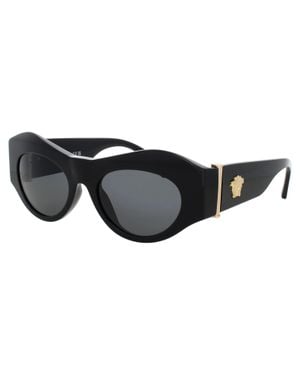 Versace 0Ve4477U Acetate Sunglasses 52-19-135 - Black