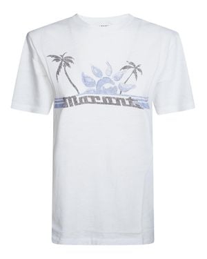 Isabel Marant Mini Graphic Tee - White