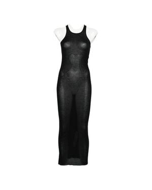 Rick Owens Racerback Midi Dress - Black