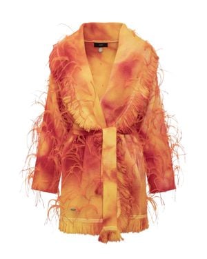 Alanui Sunset Knit Cardigan - Orange