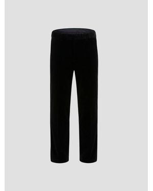 Thom Browne Tailored Chino Pants With Twin Needle Stitch - Black