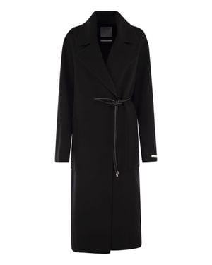 Sportmax Belted Wool Jacket For - Black