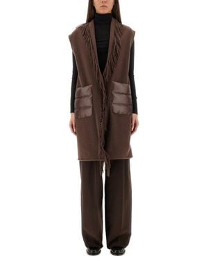 Herno Resort Sleeve Made Of Warmy And Ultralight Nylon Jacket - Brown