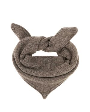 The Row Dove Cashmere Pyrite Scarf - Gray