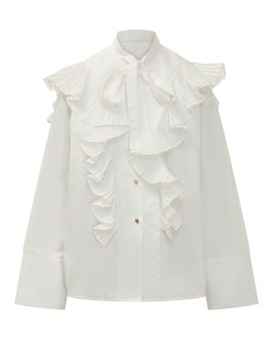 Alberta Ferretti Cotton Blouse - White