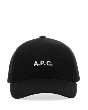 A.P.C. Cappello Da Baseball Charlie - Black