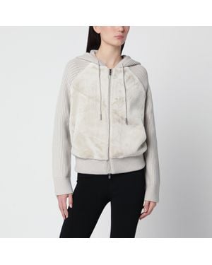 Moose Knuckles Alabaster Junction Sweatshirt - Gray