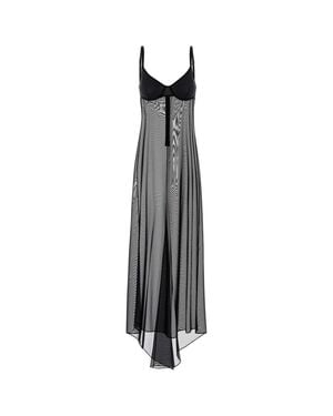 Balenciaga Stretch Tulle Naked Dress - White