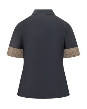 Herno Sleeveless Mini Polo With Stylish Collar - Blue