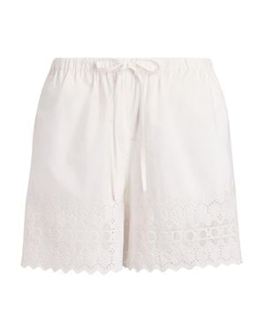 Ralph Lauren Mini Shorts For Summer 2025 - White