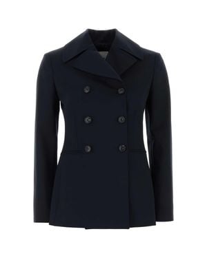 PT Torino Midnight Stretch Wool Blazer - Blue