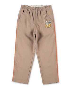 Gucci The Jetsons Embroidered Playful Pants For Boys - Natural