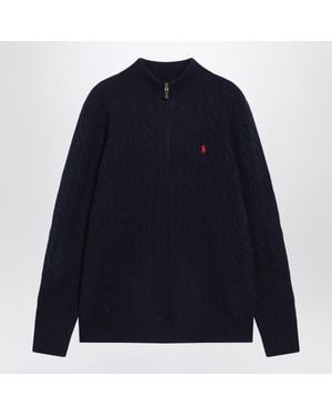 Polo Ralph Lauren Hunter Wool And Cashmere Sweater - Blue