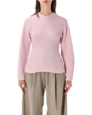 THE LATEST Ribbed Knit Sweater - Pink