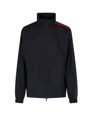 Y-3 Gradient 3 Stripes Zip-Through Knit Sweatshirt - Blue
