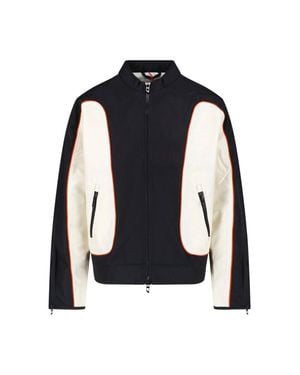 DIESEL Color-Block Jacket With Piping - Blue
