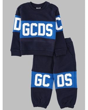 Gcds Boys Baby Mini Sweatshirt And Pants Set - Blue